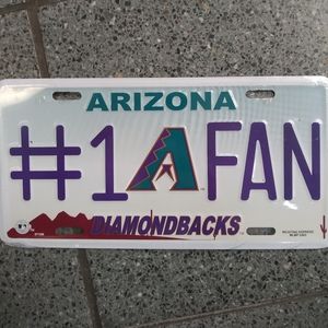 Arizona Diamondbacks License Plate